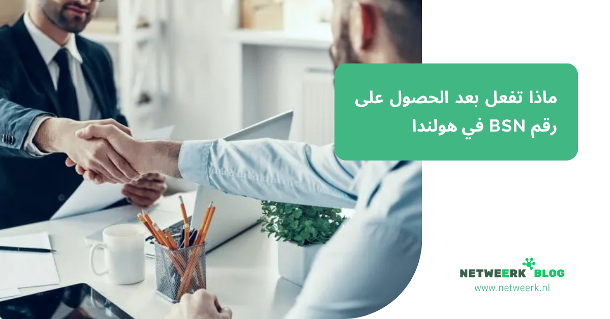 ماذا تفعل بعد الحصول على رقم BSN في هولندا